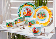Красочный набор посуды для детей Villeroy & Boch 